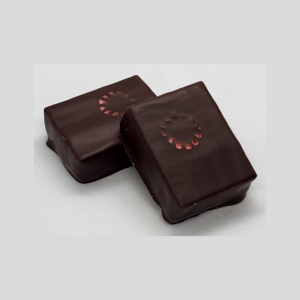 chocolat ganaches noires Fraise basilic